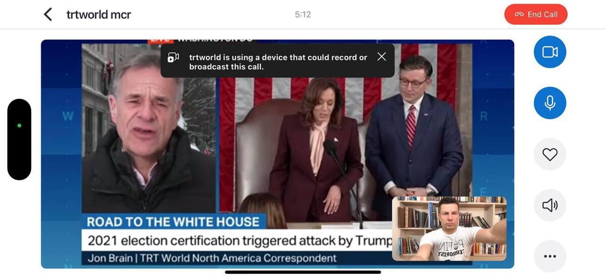    Нардепа Гончаренко убрали из эфира турецкого телеканала из-за футболки, оскорбляющей Путина