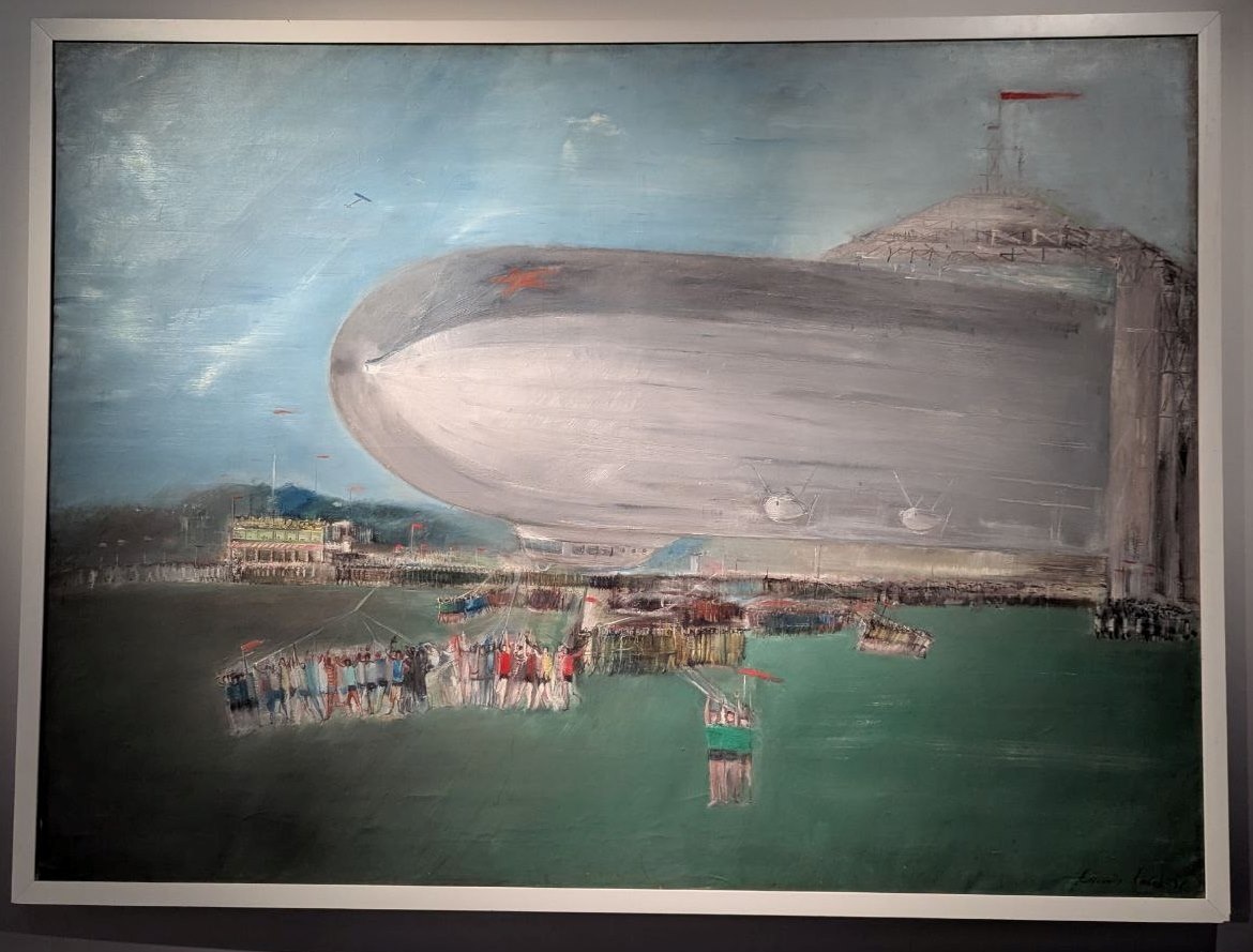А. Лабас. Дирижабль. 1931. 