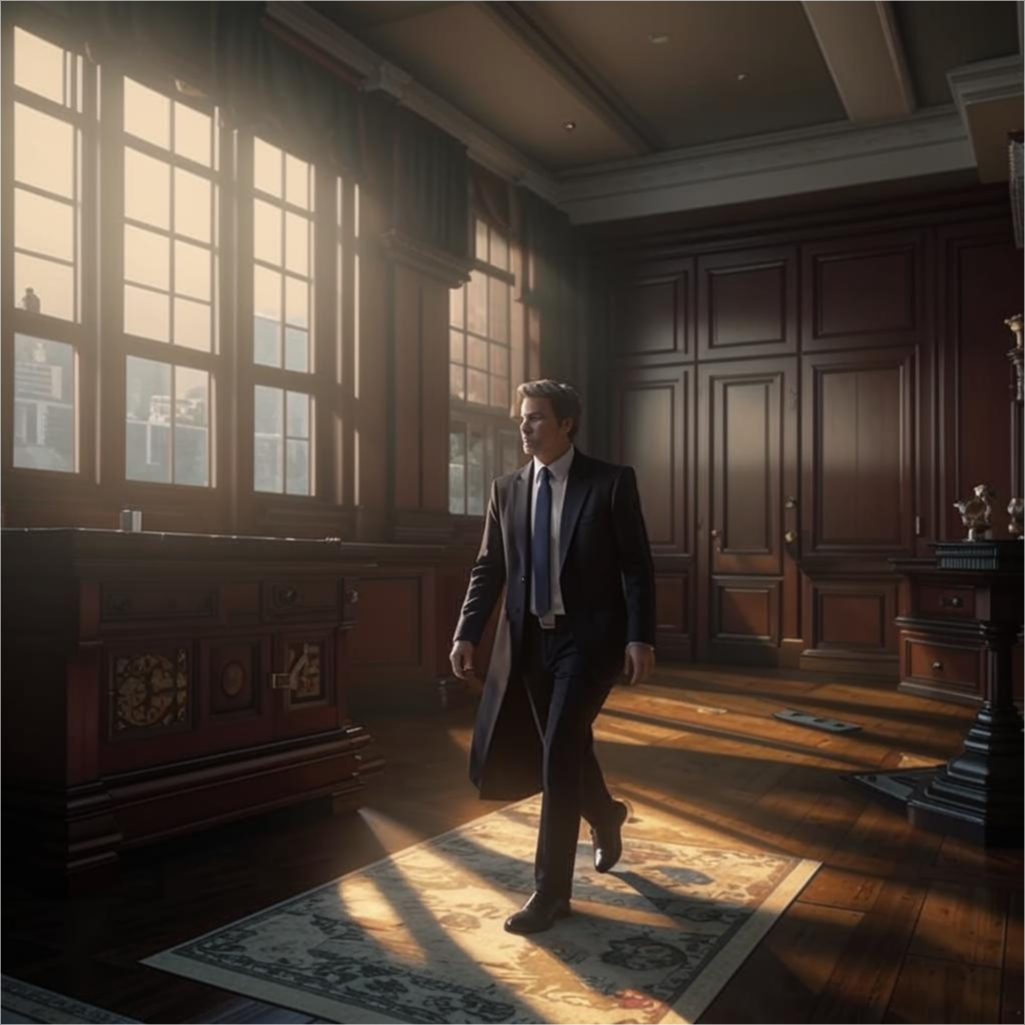 Адвокат покидает дом Смирновых.