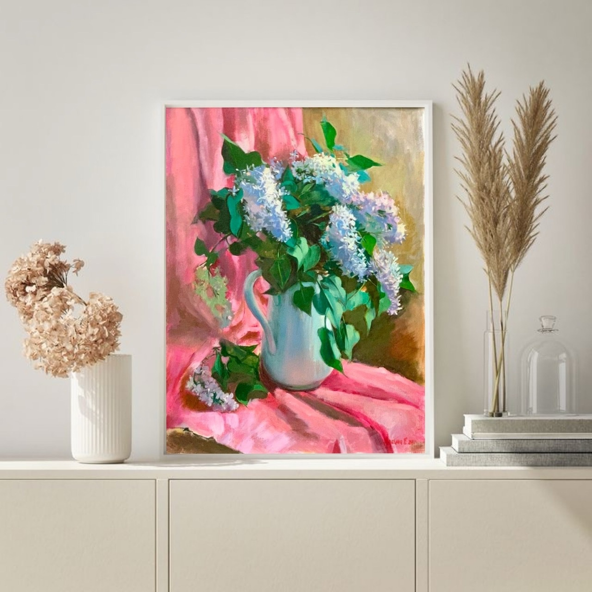 Этюд с сиренью из тех времён.