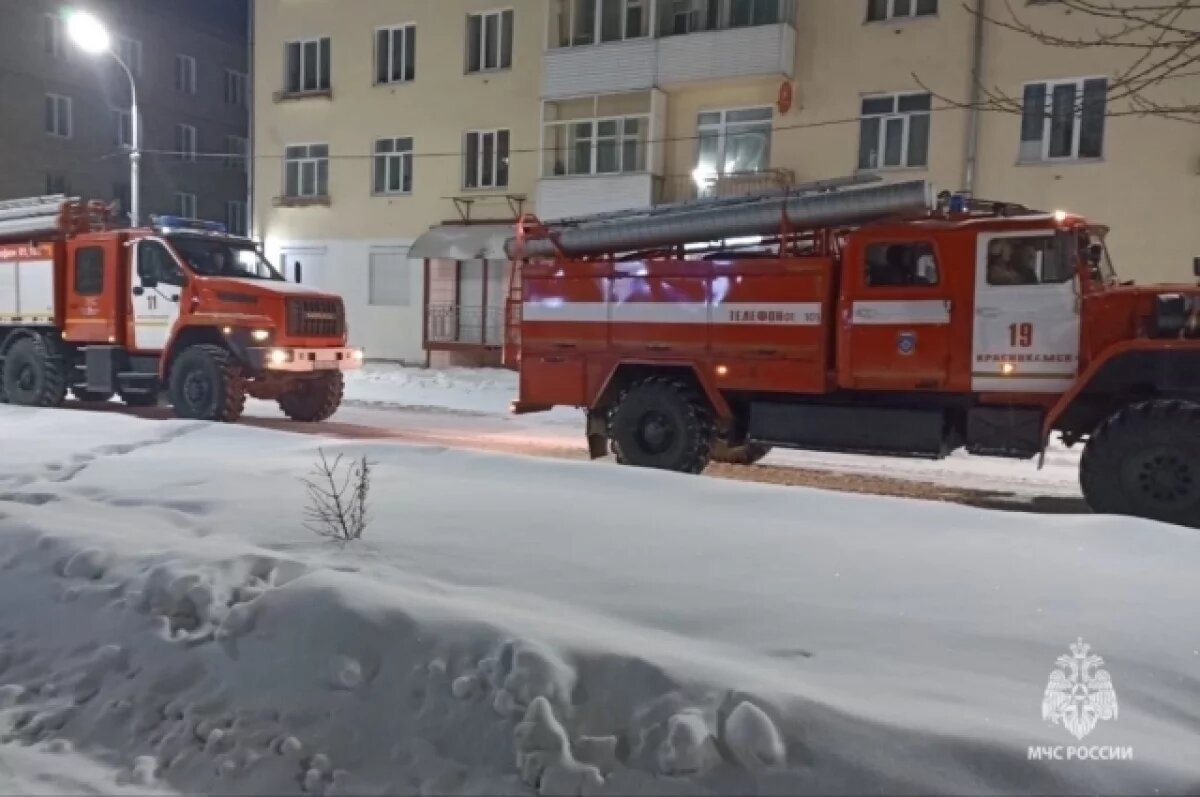    О возгорании пожарным сообщили рано утром 7 января.