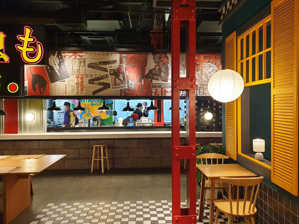 Почти открытая кухня