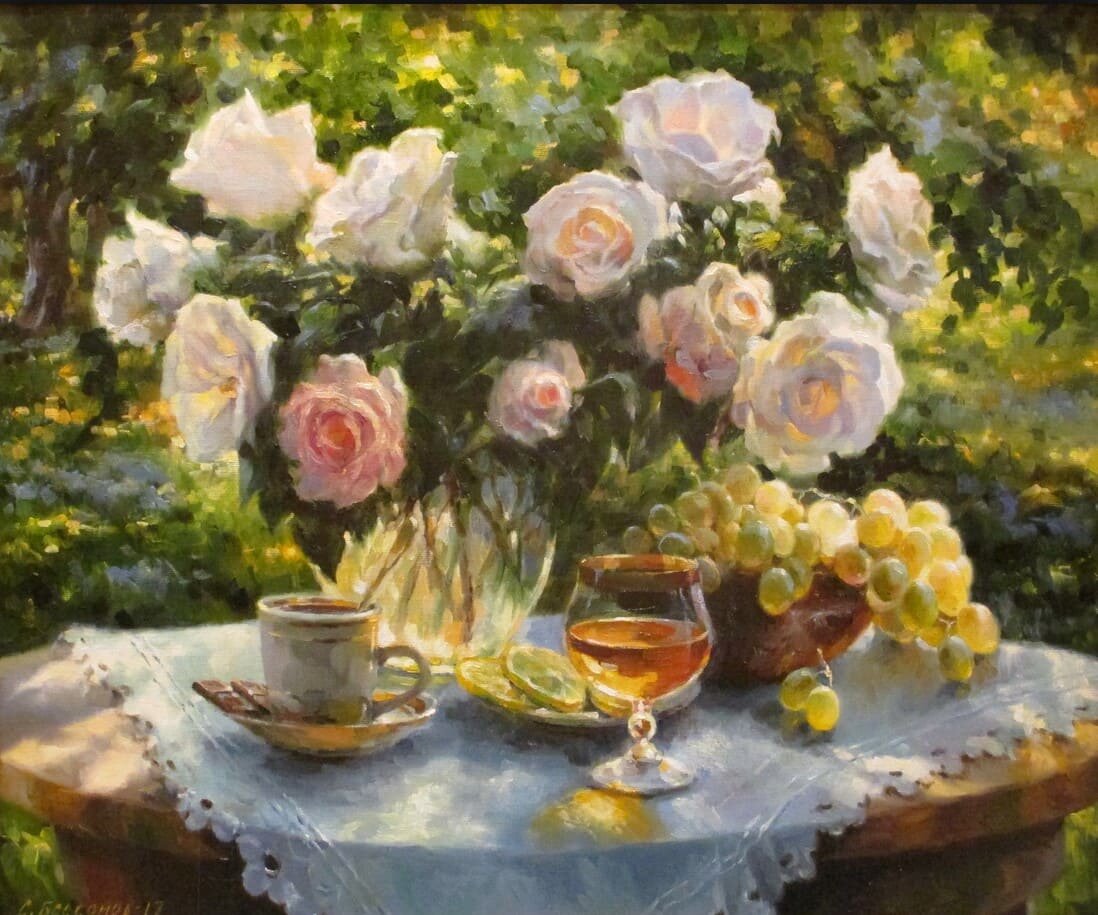 Художник Бессонов Сергей."Натюрморт выходного дня."