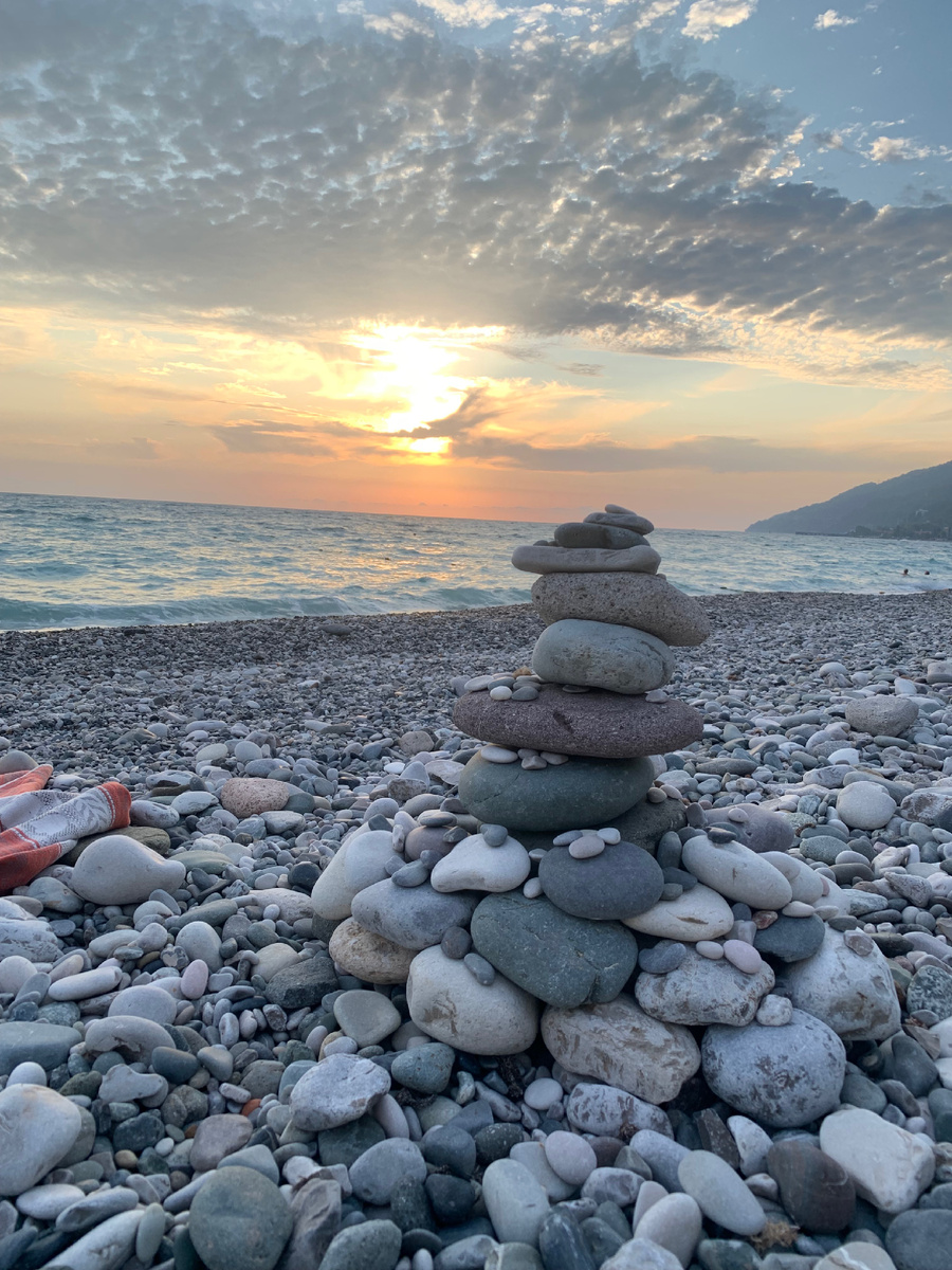 Как видите, народа на пляже не наблюдается😉