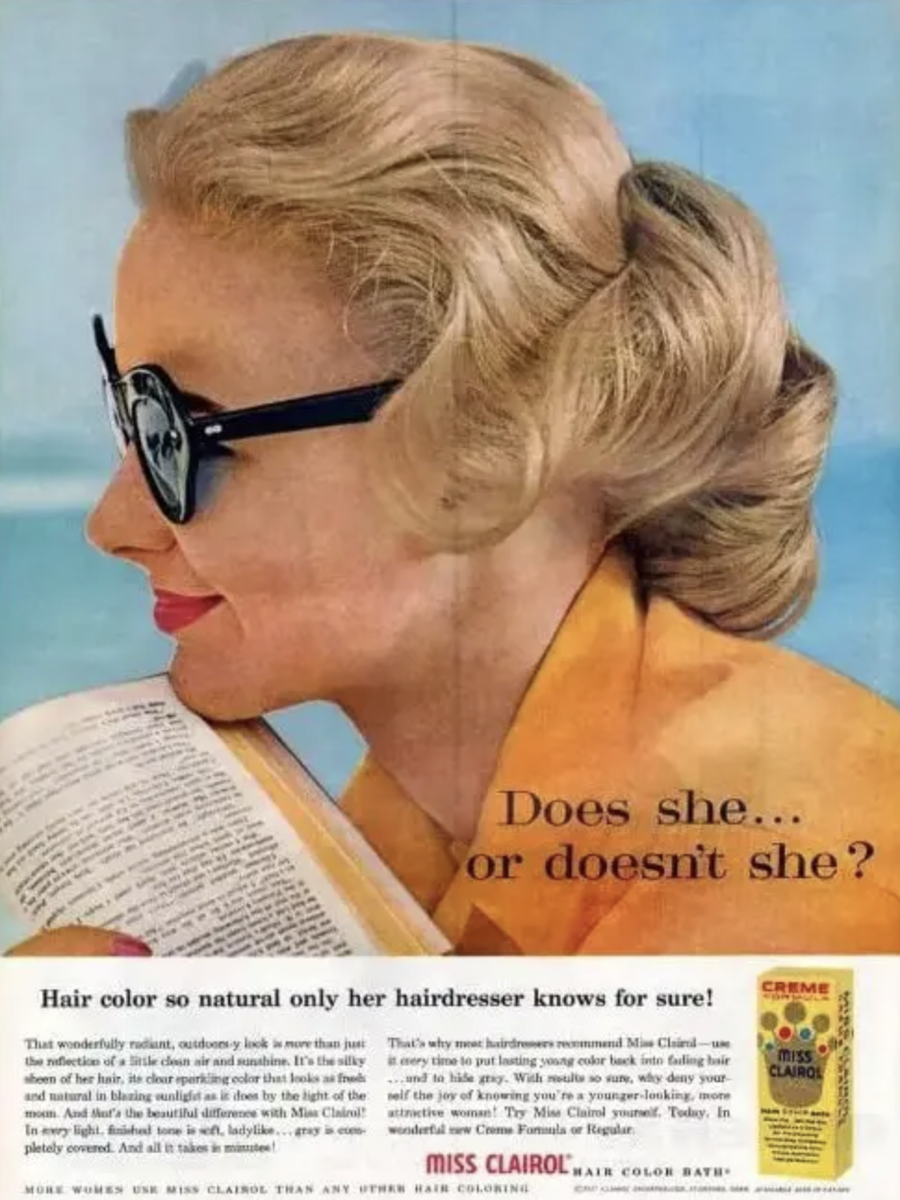 
Рекламная кампания краски для волос:
