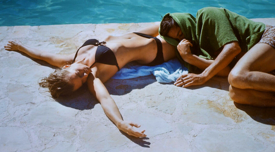 Роми Шнайдер и Ален Делон в фильме "Бассейн" 1968 года