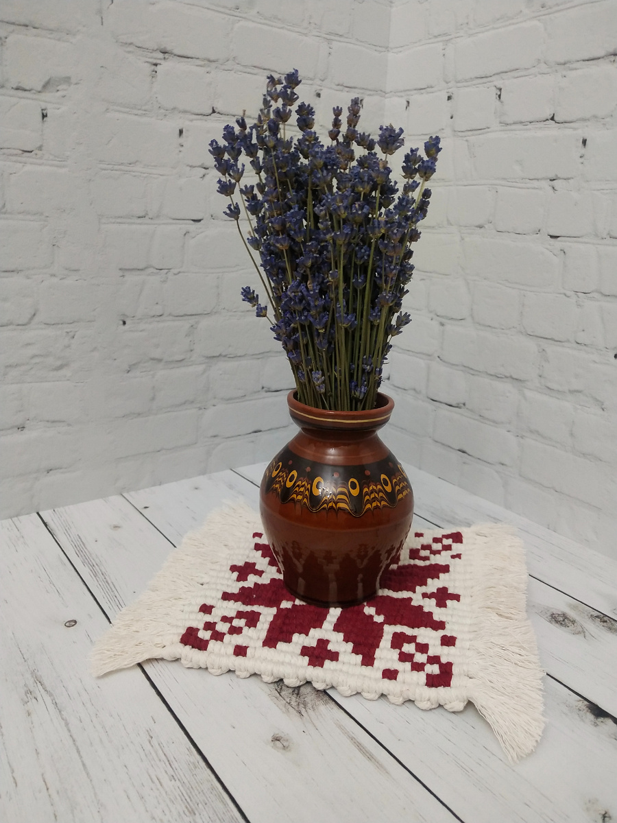 Моя салфетка в технике кавандоли