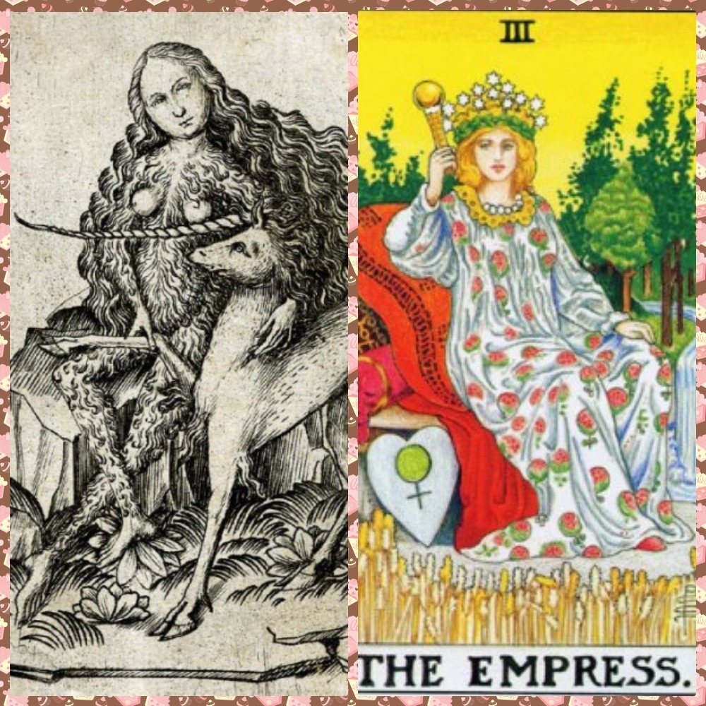Коллаж. Средневековая гравюра. Таро Райдера — Уайта  