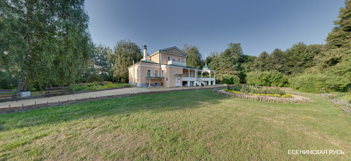 Здесь и далее представлены скриншоты виртуального тура Государственного музея-заповедника С.А. Есенина "Есенинская Русь"