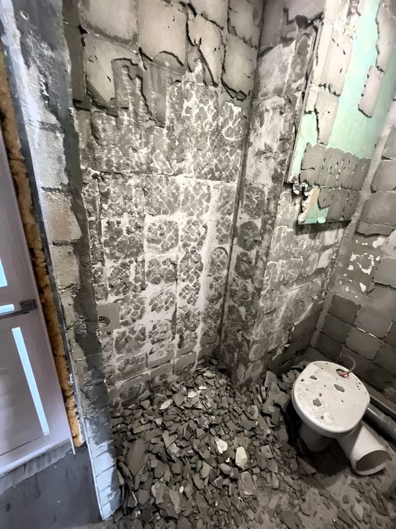 Демонтаж в процессе