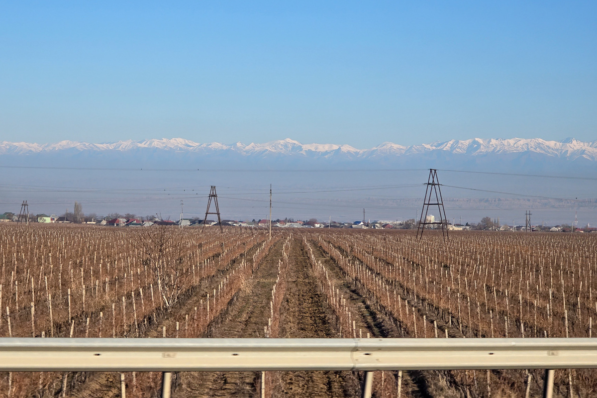 Дорожные пейзажи Азербайджана