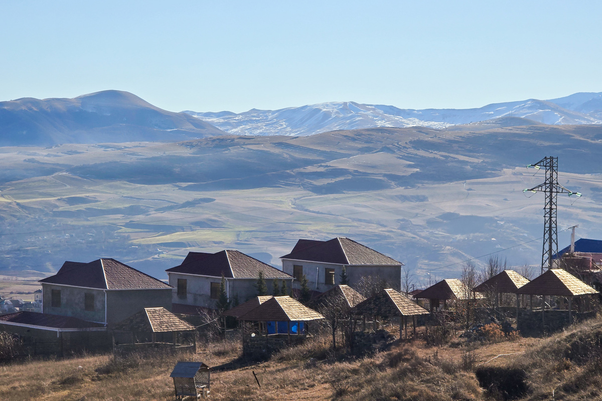 Дорожные пейзажи Азербайджана