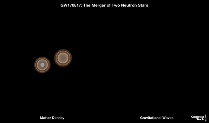 Столкновение двух нейтронных звезд