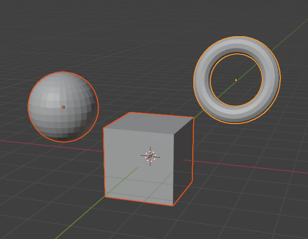 Активный объект среди выбранных
