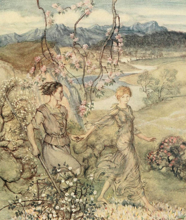 Мир под холмами - море цветов и солнца, вечное начало лета, красота и изобилие.