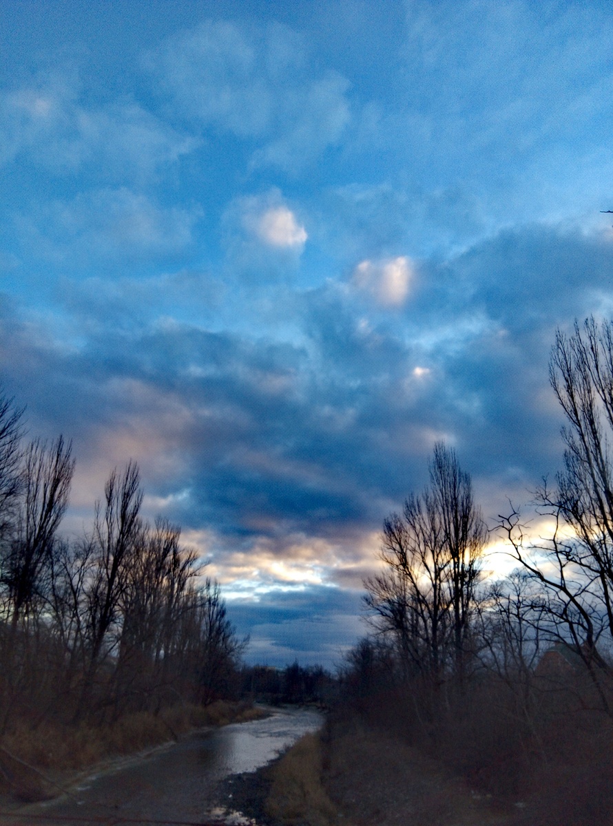 Пятигорск. Река Подкумок. Первое утро нового, 2025 года.