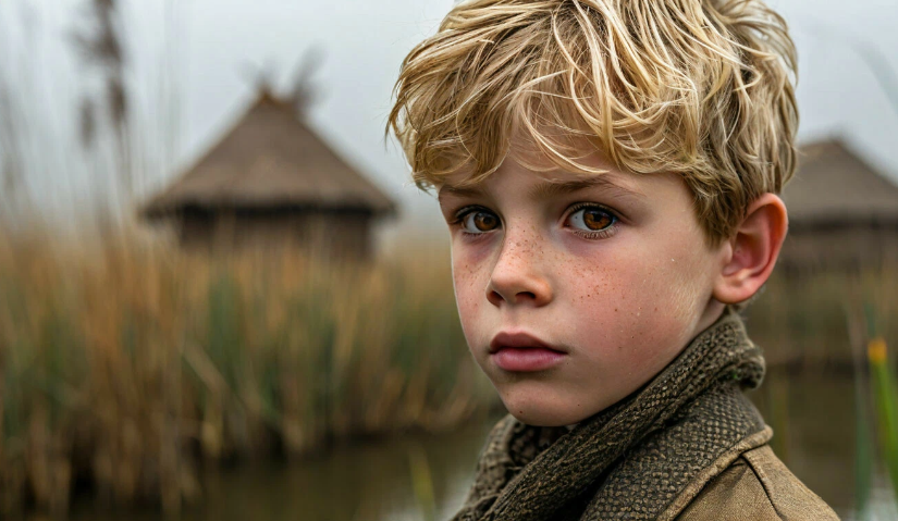 Увидев глаза камышового ребёнка, мужчина не успел по-настоящему испугаться