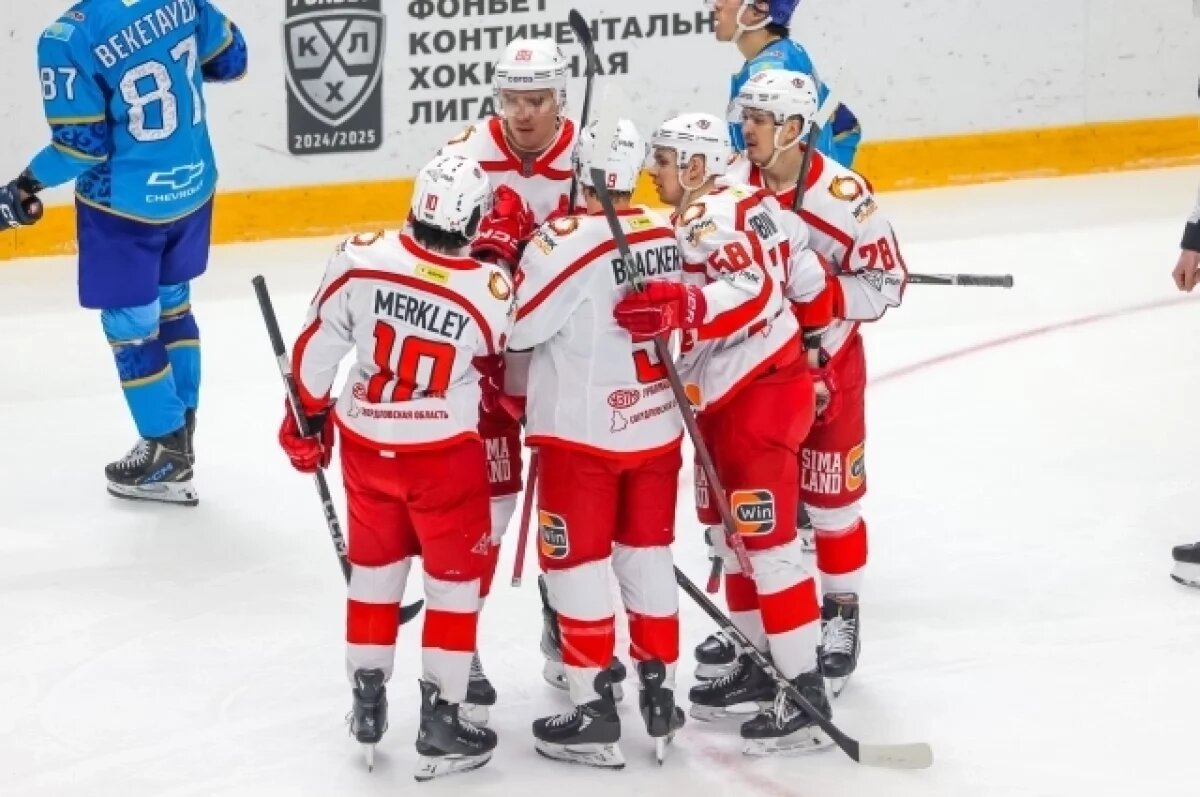    ХК «Автомобилист» обыграл «Барыс» в выездном матче