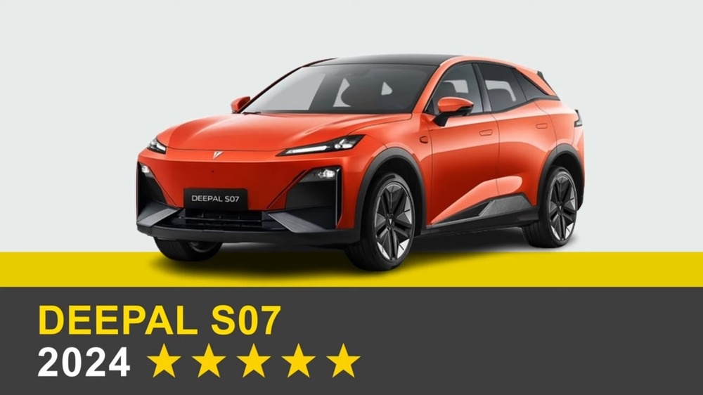 Карточка с результатами краш-теста кроссовера Deepal S07 по методике Euro NCAP