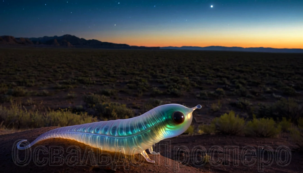 На земле виднелось необычное существо.