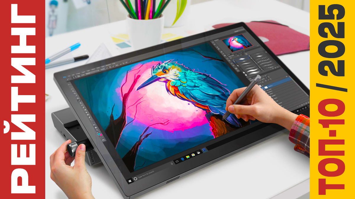 ТОП-10 Графических планшетов 2025 года: Рейтинг лучших моделей