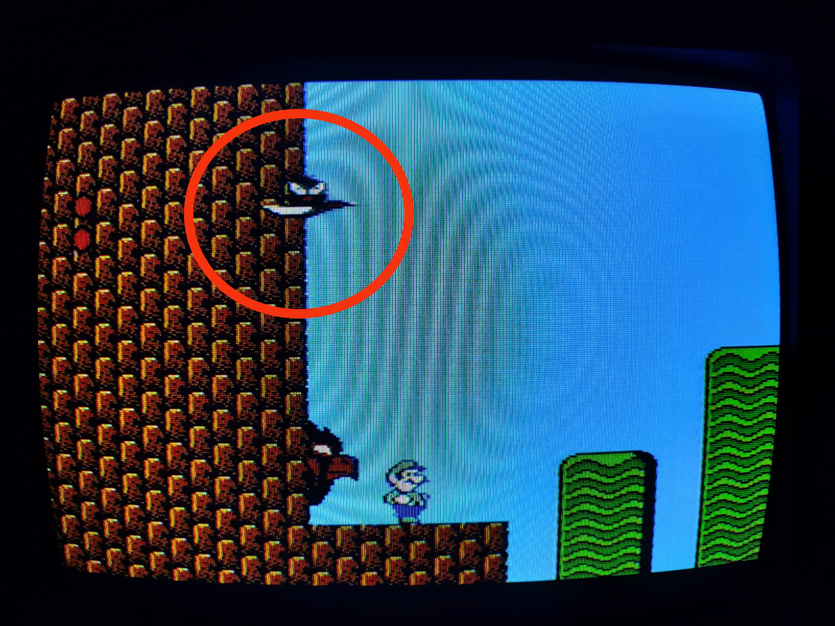 Фото сделаны мной. На фото игра "Super Mario Bros 2". Оригинал игры "Super Mario Bros 2" был разработан и издан Nintendo в 1988г. для NES. Продюсер и геймдизайнер Сигэру Миямото. Фото демонстрирует начальную заставку игры, а так же общий визуальный фон игры. Подробнее об этом рассказано в статье. Все материалы принадлежат правообладателям и размещены исключительно в информационных целях.