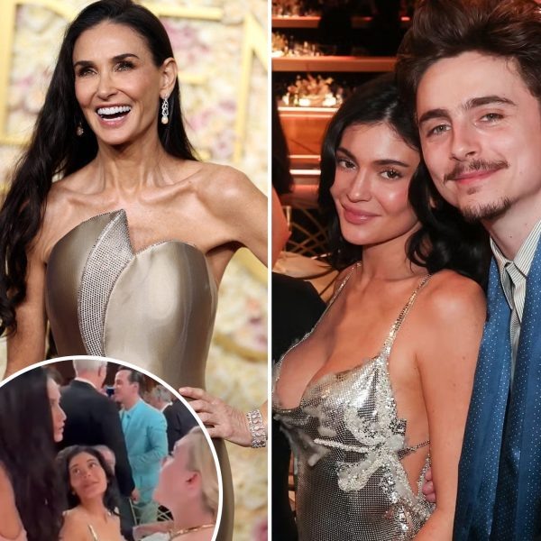    Деми Мур проигнорила Кайли Дженнер на «Золотом глобусе», фото: ВК