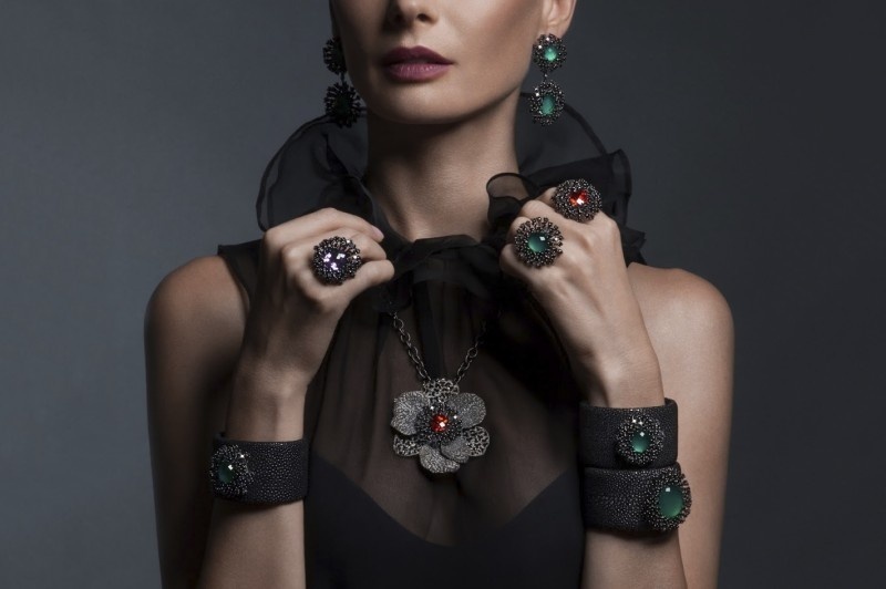 Украшения из черненого серебра от Alex Soldier из коллекции Astra