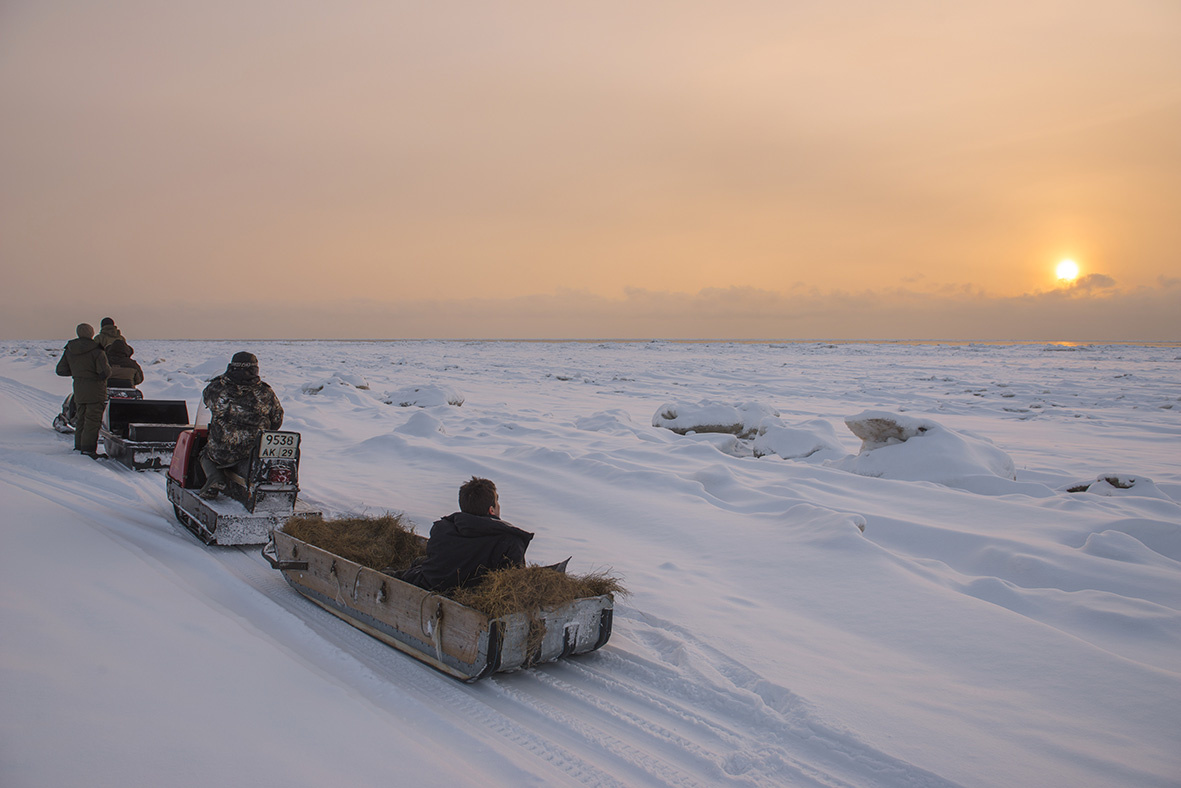 Закат на берегу иоря