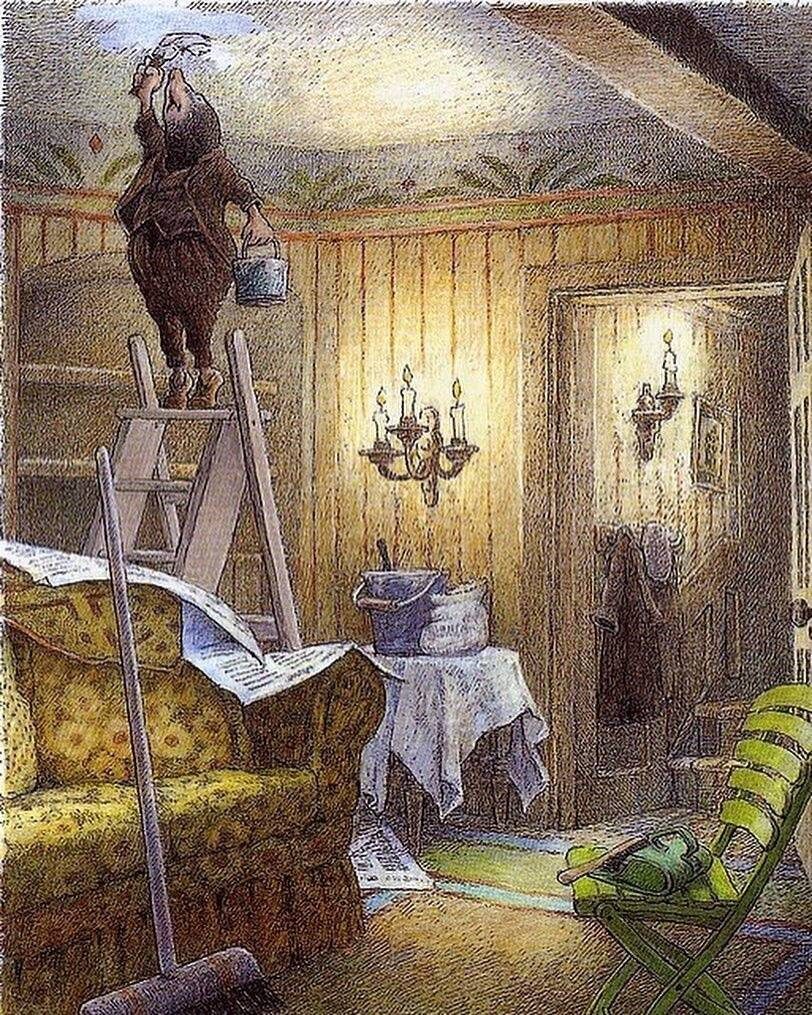 Иллюстрации Инги Мур (взято с сайта магазина Лабиринт)