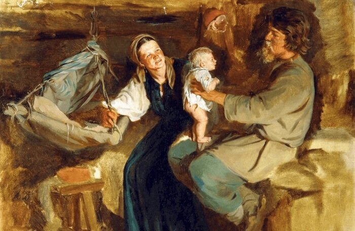 К.В. Лемох "Родительское счастье". 1910