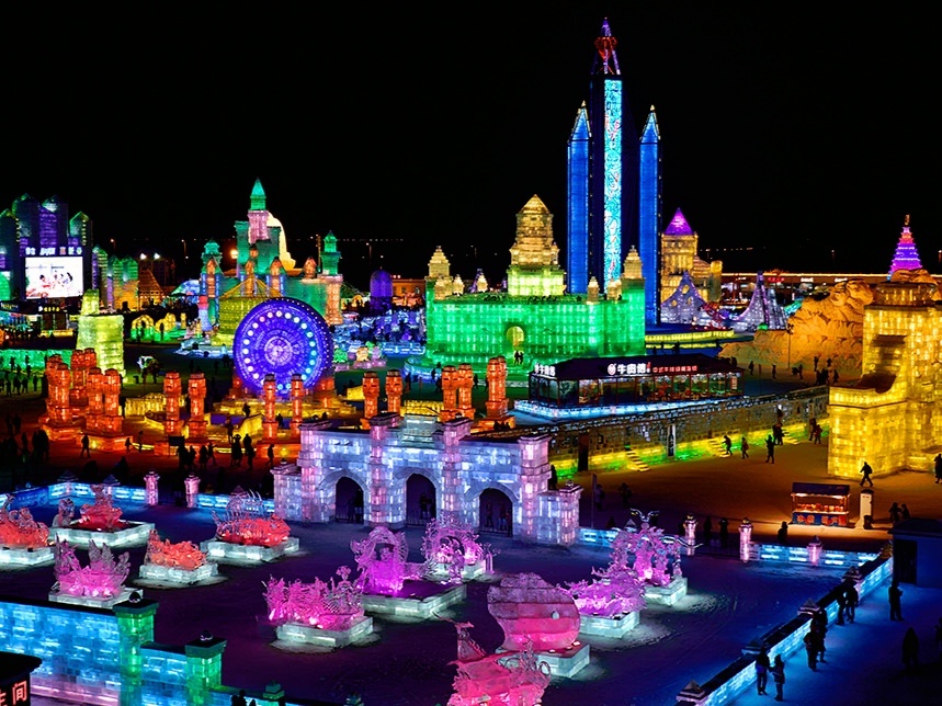 Вечерняя сказка Харбина (фото из открытых источников в интернете) 