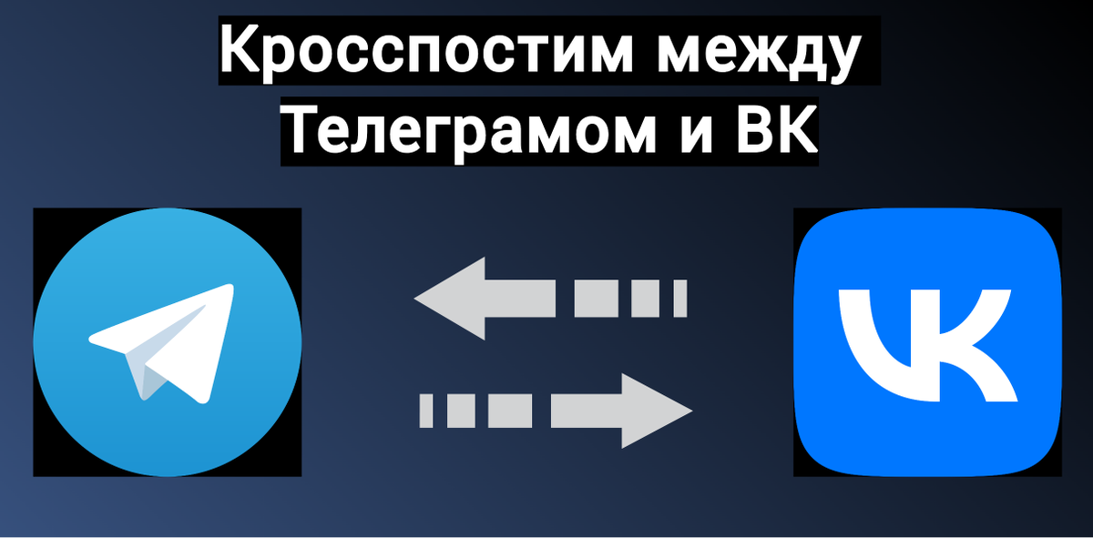Кросспостинг из Телеграм в ВК и наоборот