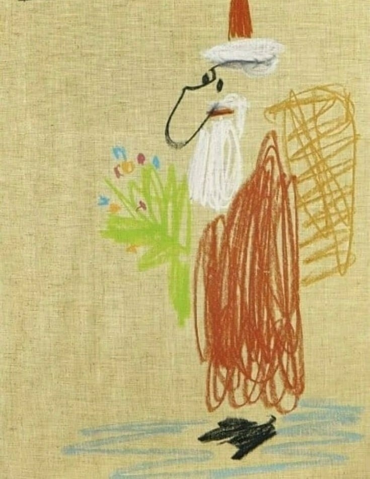 Детский рисунок П. Пикассо