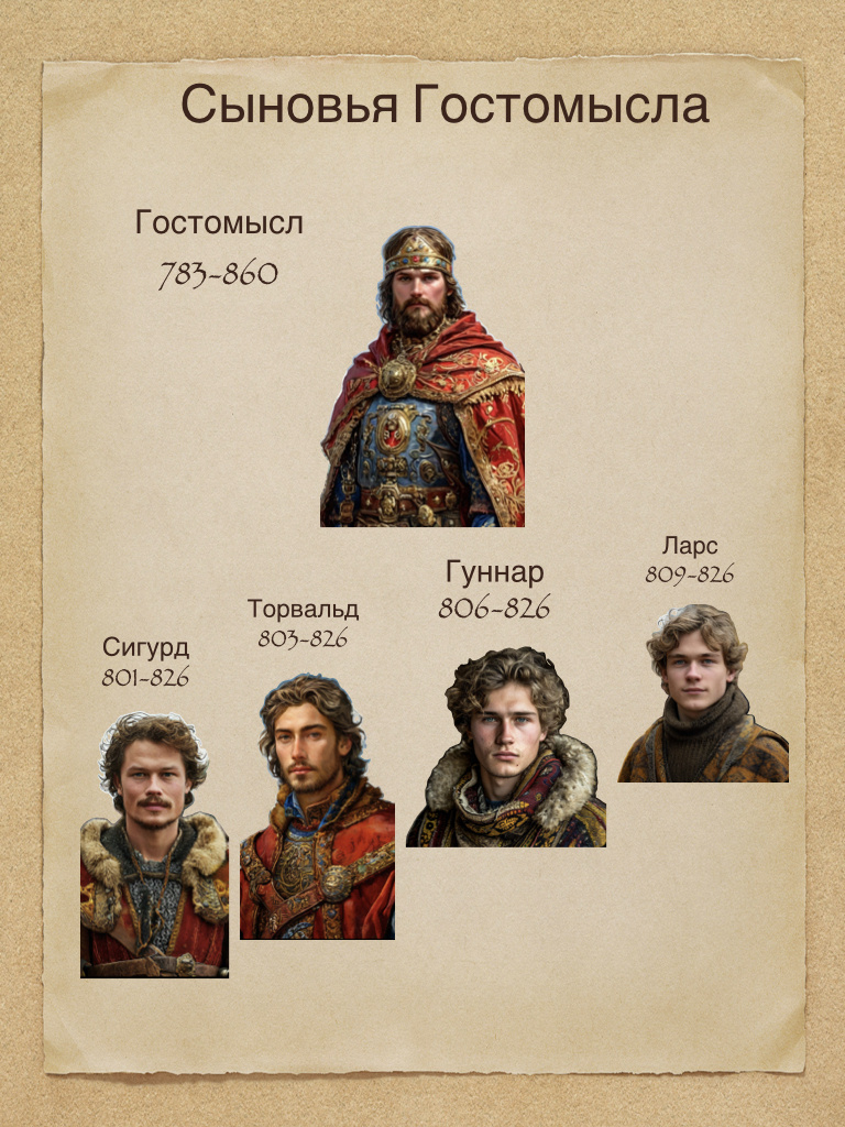 Сыновья Гостомысла.