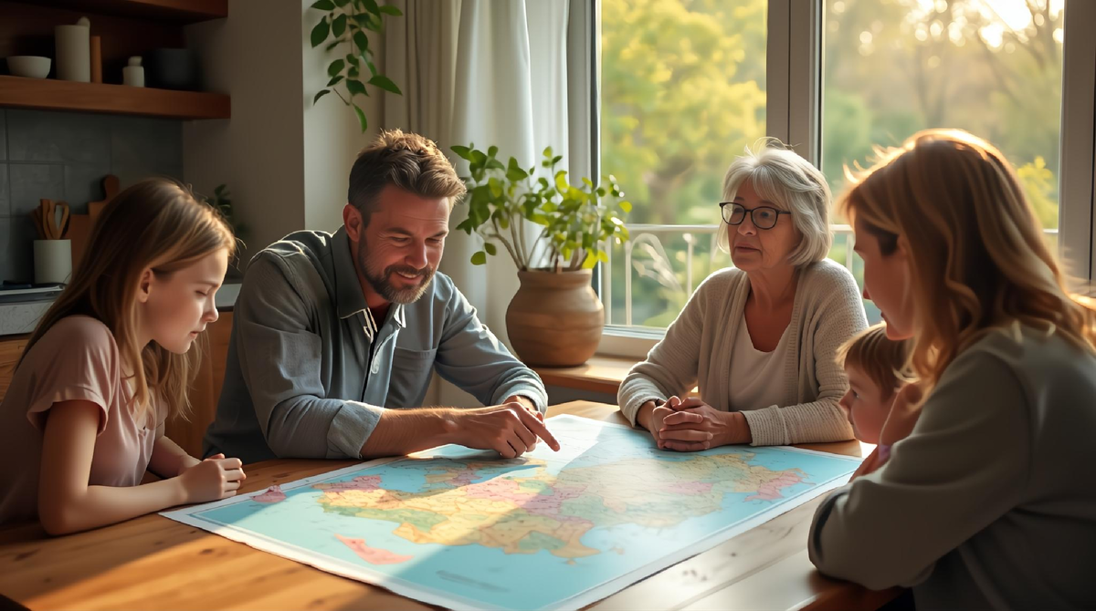 Виктор, уже неделю строил планы на горный поход с детьми и женой,