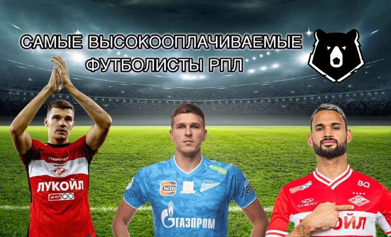 Самые высокооплачиваемые футболисты РПЛ