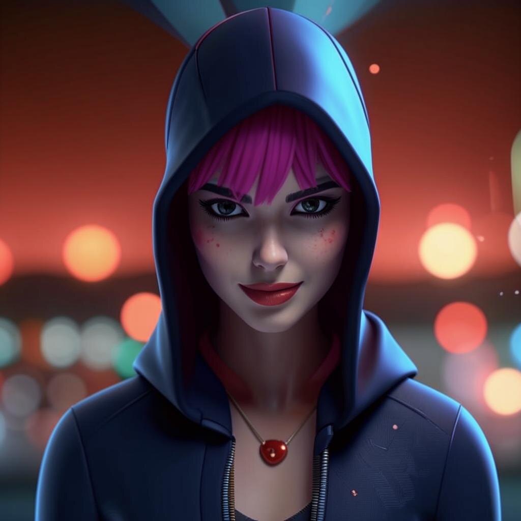 Красоточка-чатботочка по версии нейросети