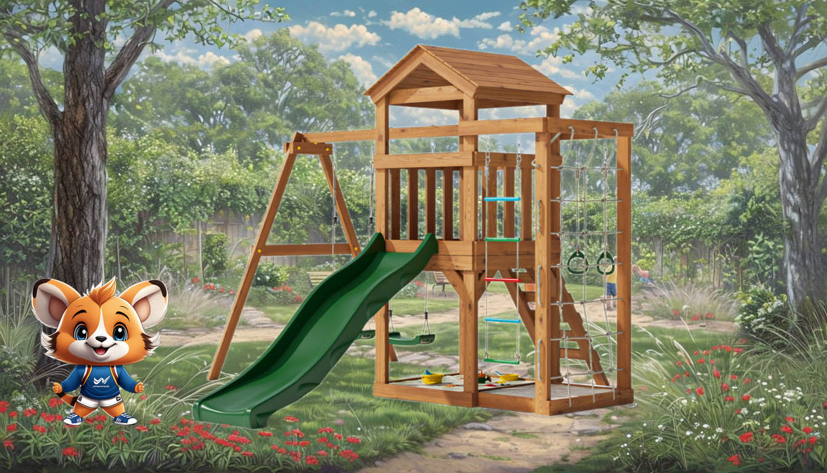 Идеи по обустройству детской площадки на даче