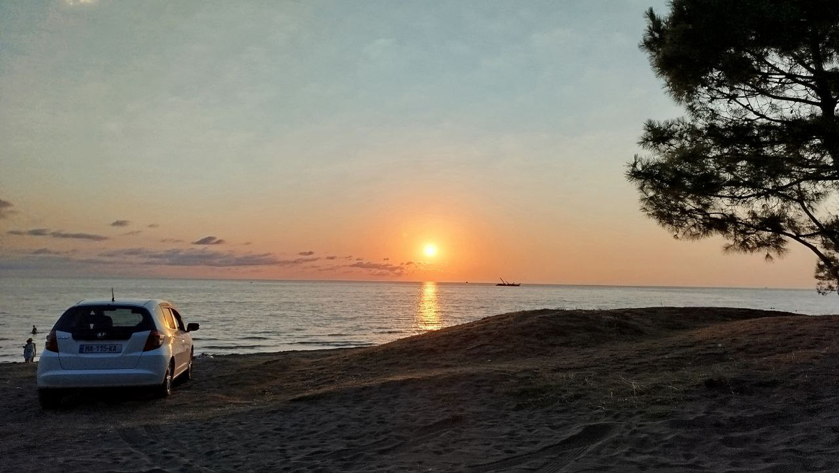 Грузия. Черное море. Уреки. 