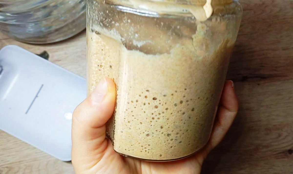 Моя закваска на ржанной муке