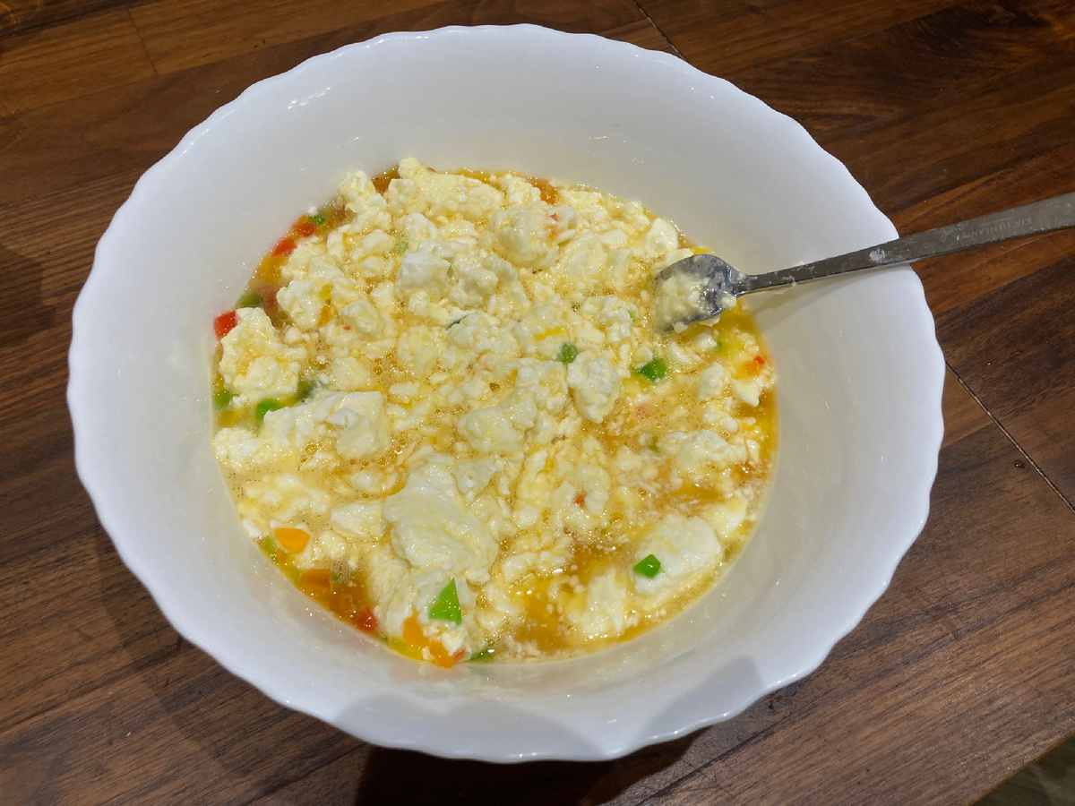 Остается добавить только муку и можно жарить )