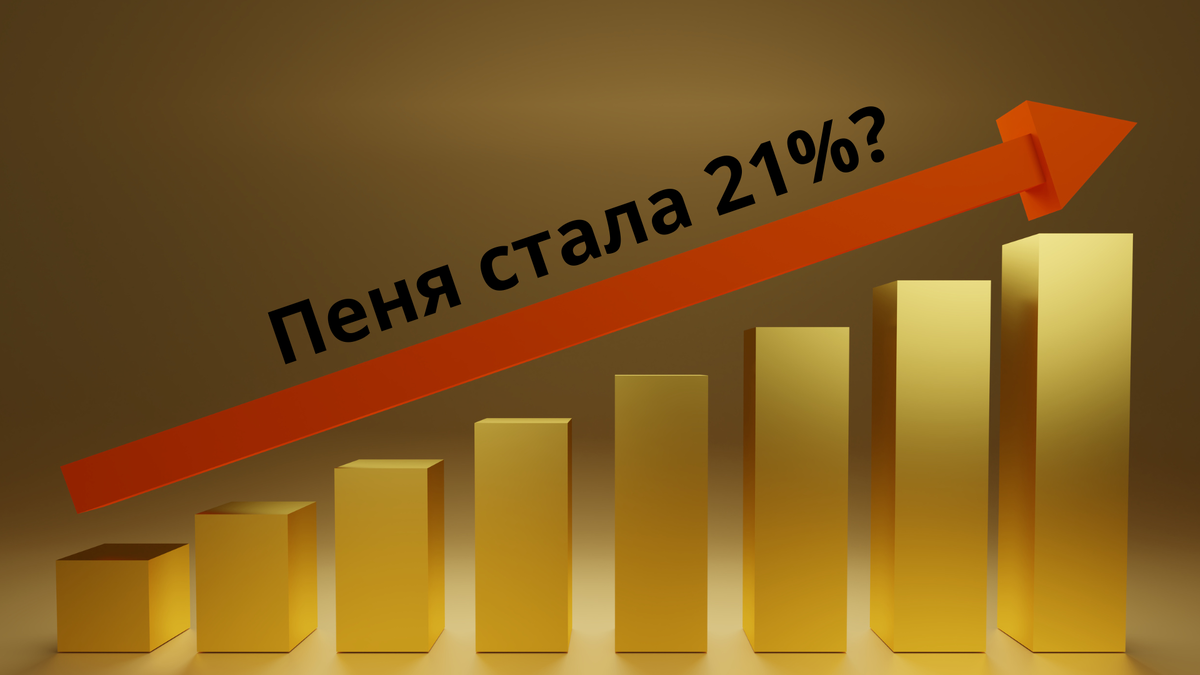до 2025 года пеня за несвоевременную оплату была 9,5% годовых