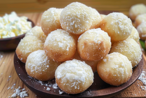    Творожные колобки во фритюре