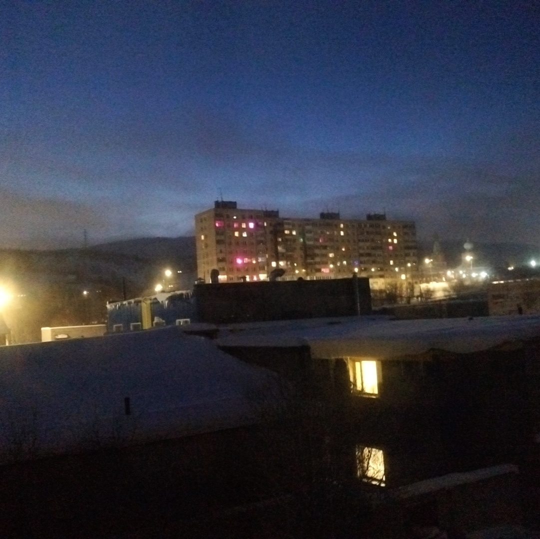 Вид из окна моего хостела.