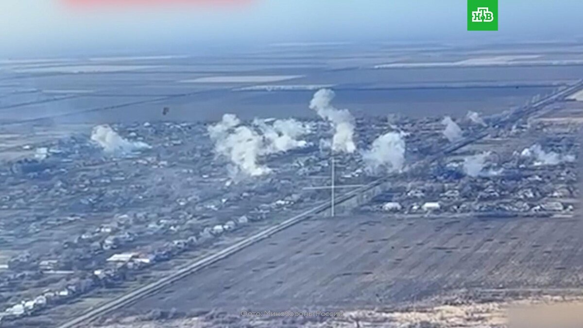    В Минобороны показали кадры освобождения города Курахово