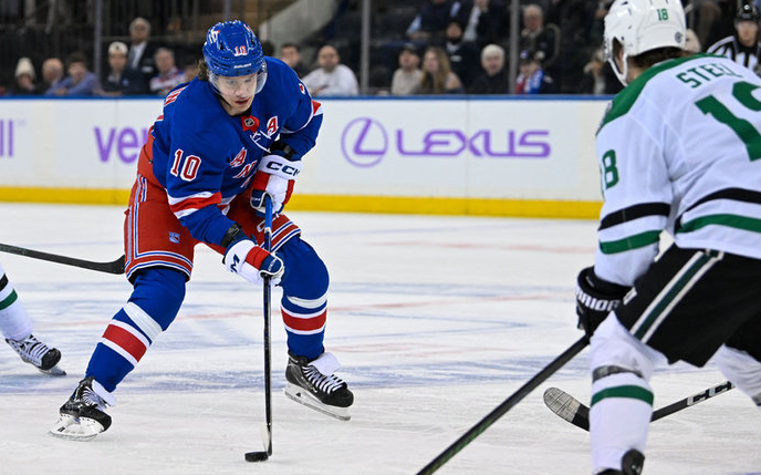 Артемий Панарин провел неплохой матч с "Далласом". Фото: НХЛ