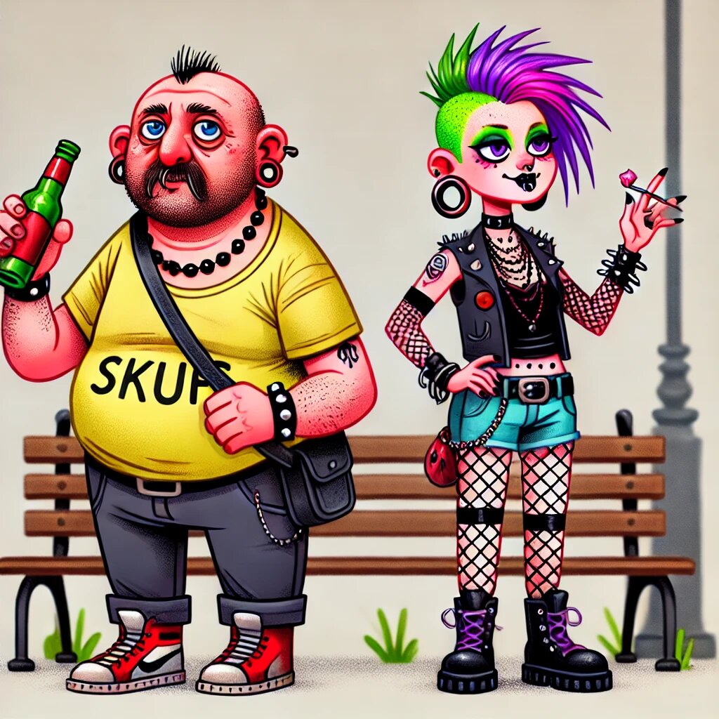 В мультипликационной версии скуф тоже стал неформалом