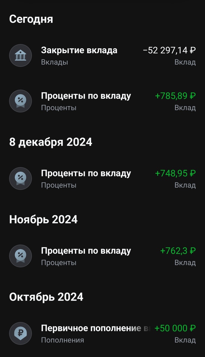 Вклад в Т-Банке 