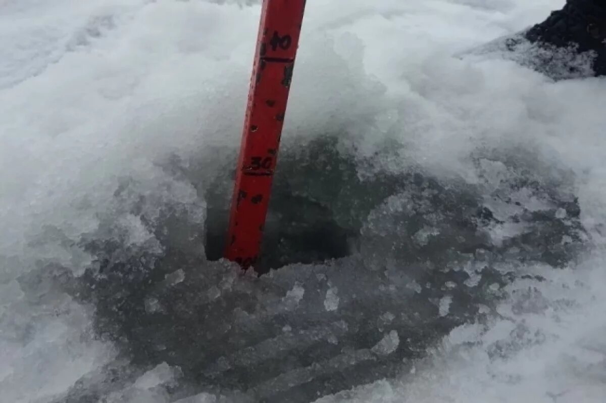    Оттепель в Оренбуржье растопила лёд на водоёмах